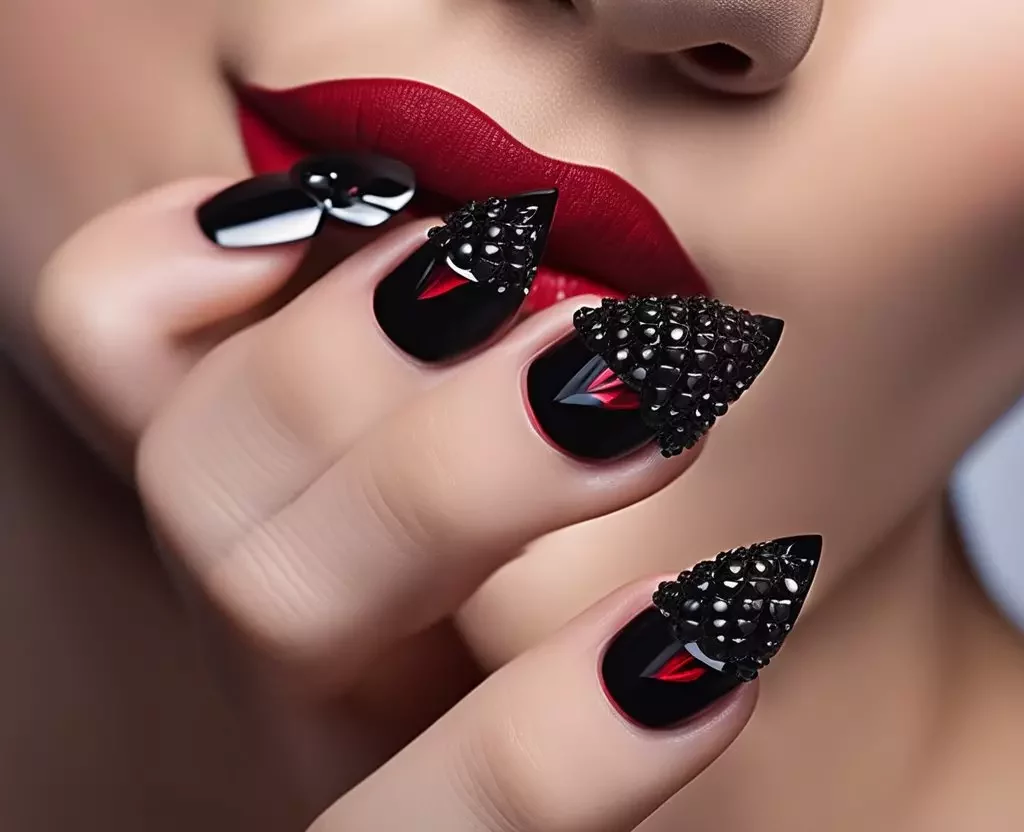 Melhores Unhas Stiletto Vermelho: 10 Estilos e Dicas para Arrasar