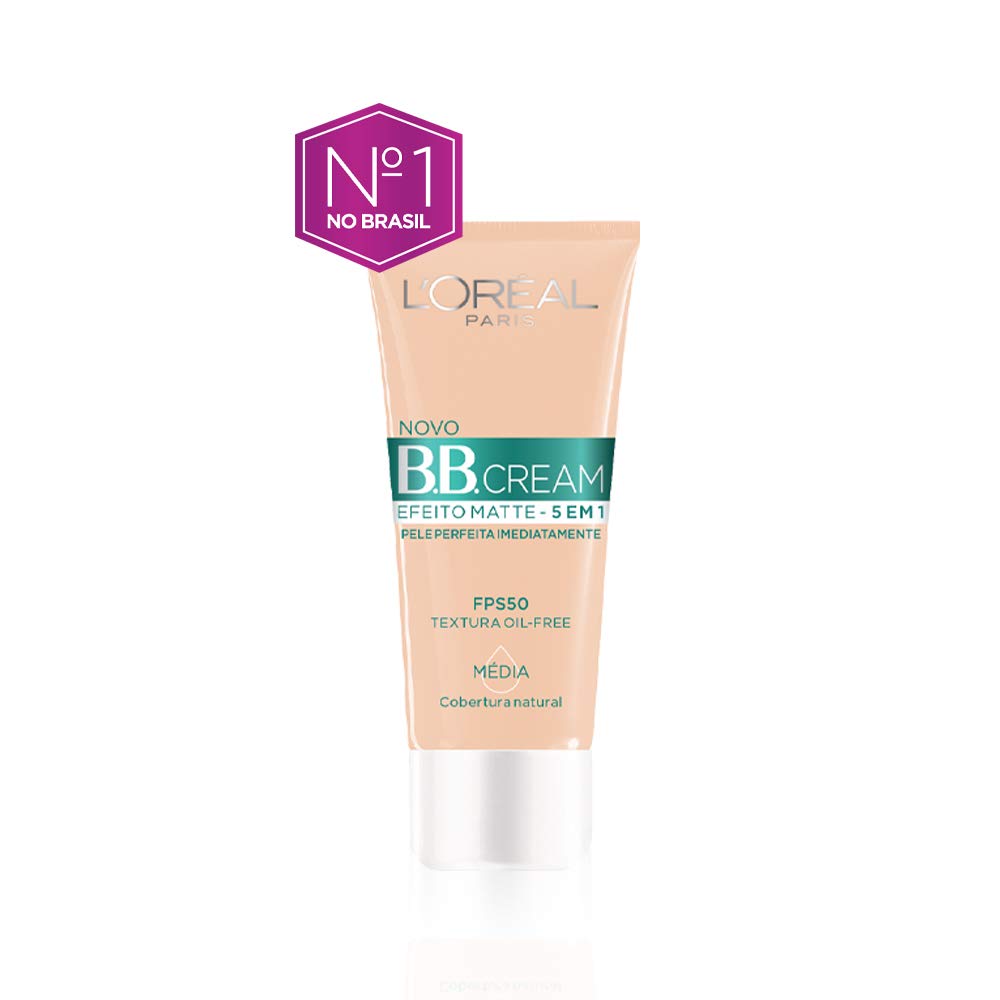 L'Oréal Paris BB Cream Efeito Matte Cor Média Fps 50