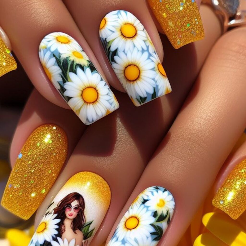 unhas brilhantes para arrasar neste verão!