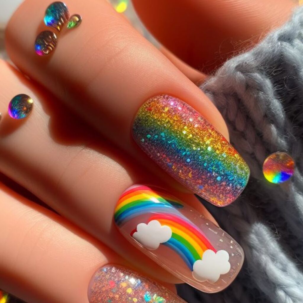 unhas brilhantes para arrasar neste verão!