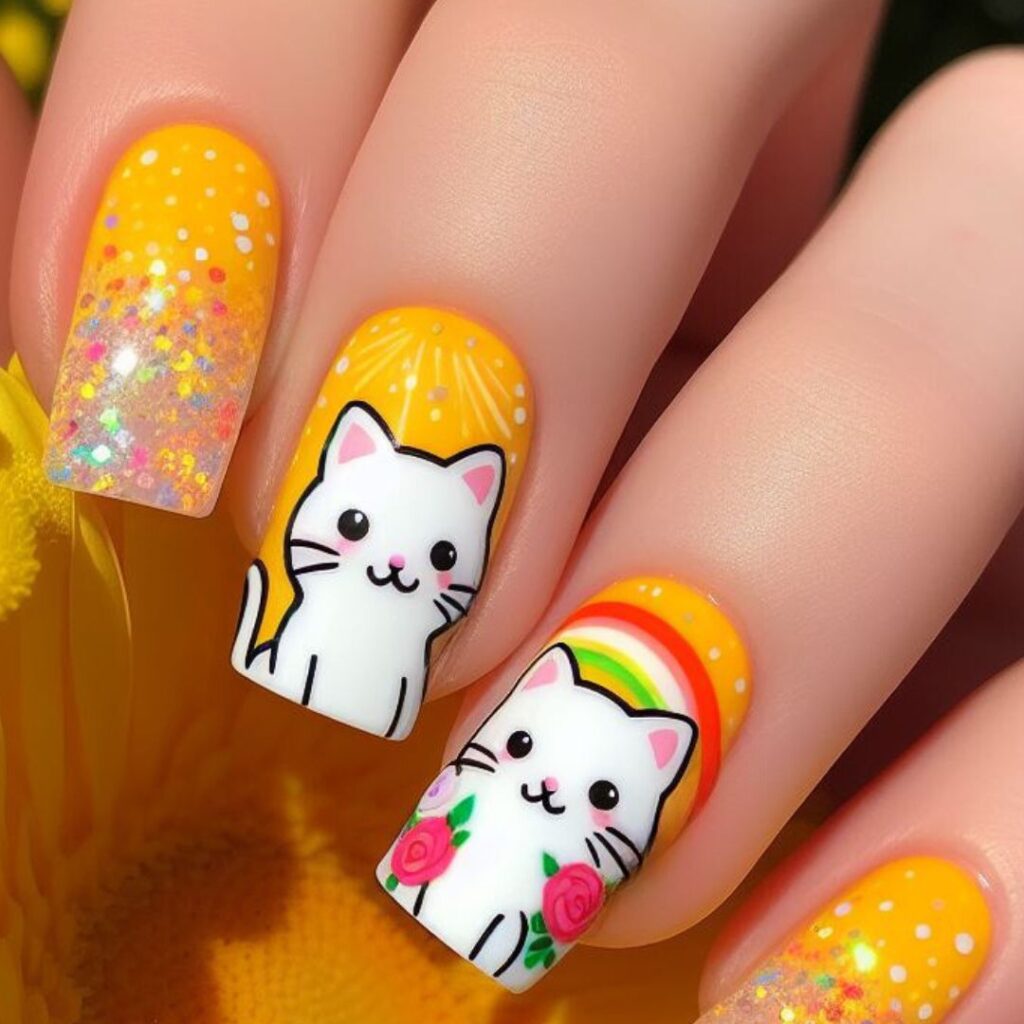 unhas brilhantes para arrasar neste verão!