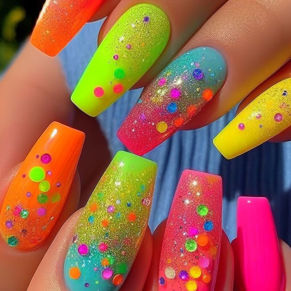 unhas brilhantes para arrasar neste verão!