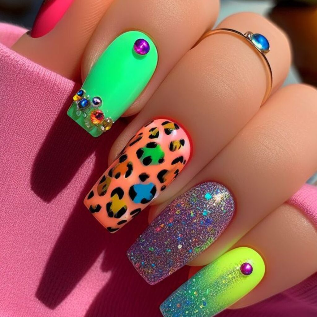 unhas brilhantes para arrasar neste verão!