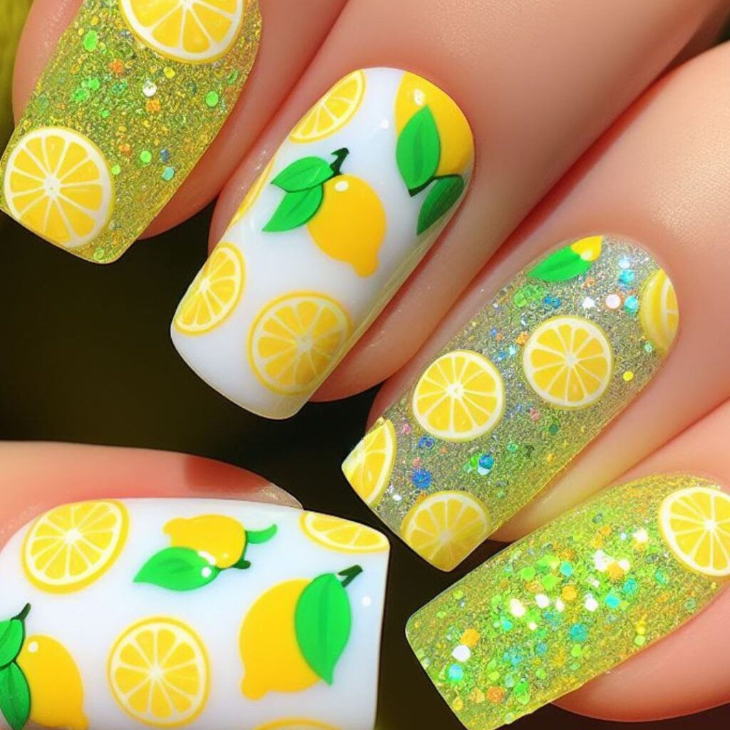 unhas brilhantes para arrasar neste verão!